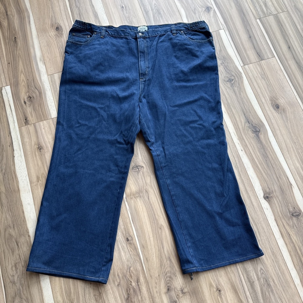 Liberty Blues Men's 52"x38"  Relaxed-Fit Side Elastic 5-Pocket‎ Jeans
